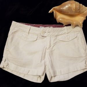 Roxy White Jean Shorts Size 7